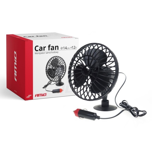 Ventilator Auto Cu Ventuza Minifan 12V Amio 02235